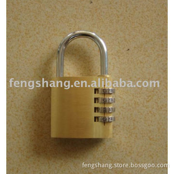 brass combination padlock